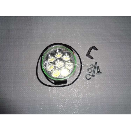 Фара светодиодная круглая с кронштейном диаметр 8,5 см,12V-80V,8 SMD (1шт)