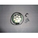 Фара светодиодная круглая с кронштейном диаметр 8,5 см,12V-80V,8 SMD (1шт)