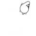 Kawasaki VN1500. Прокладка помпы 11061-1172				